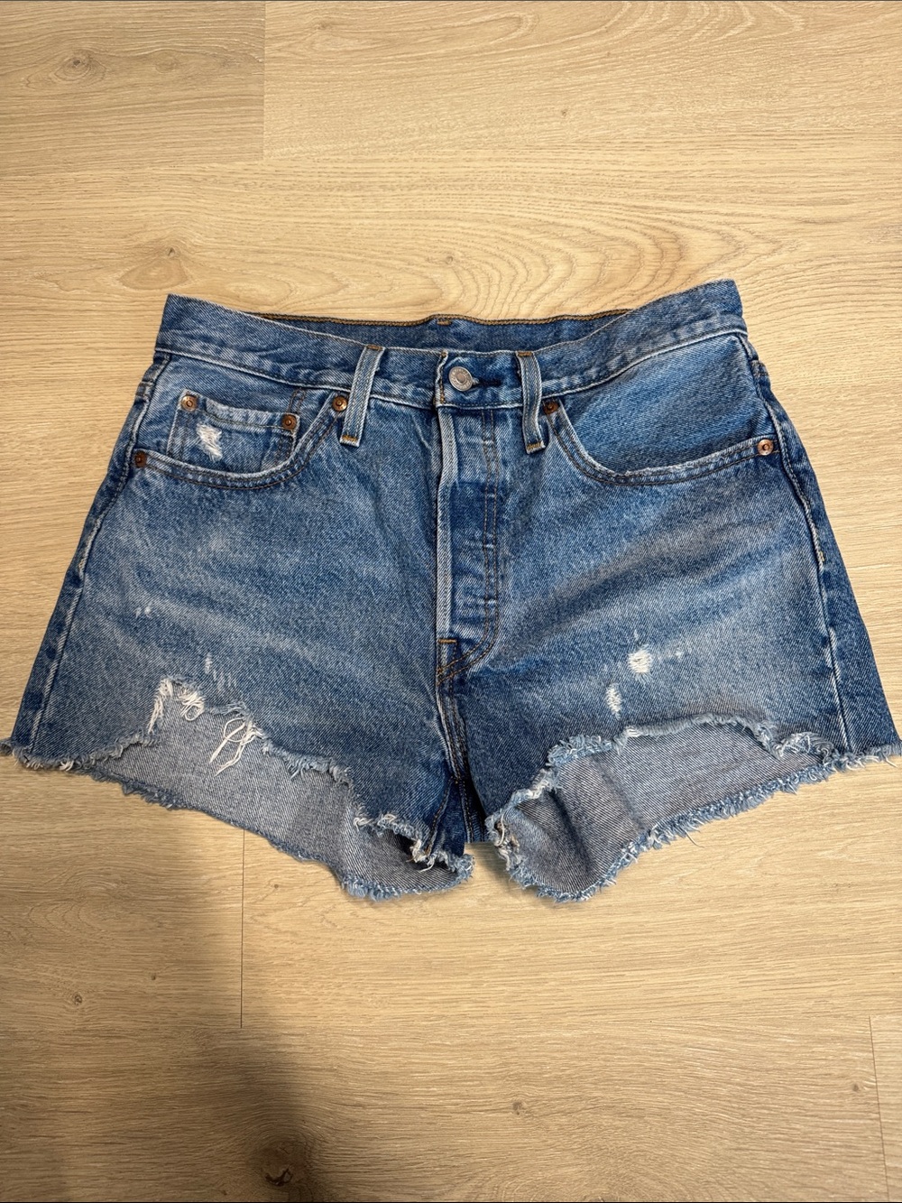Levi’s 501 High Waisted Cutoff Shorts